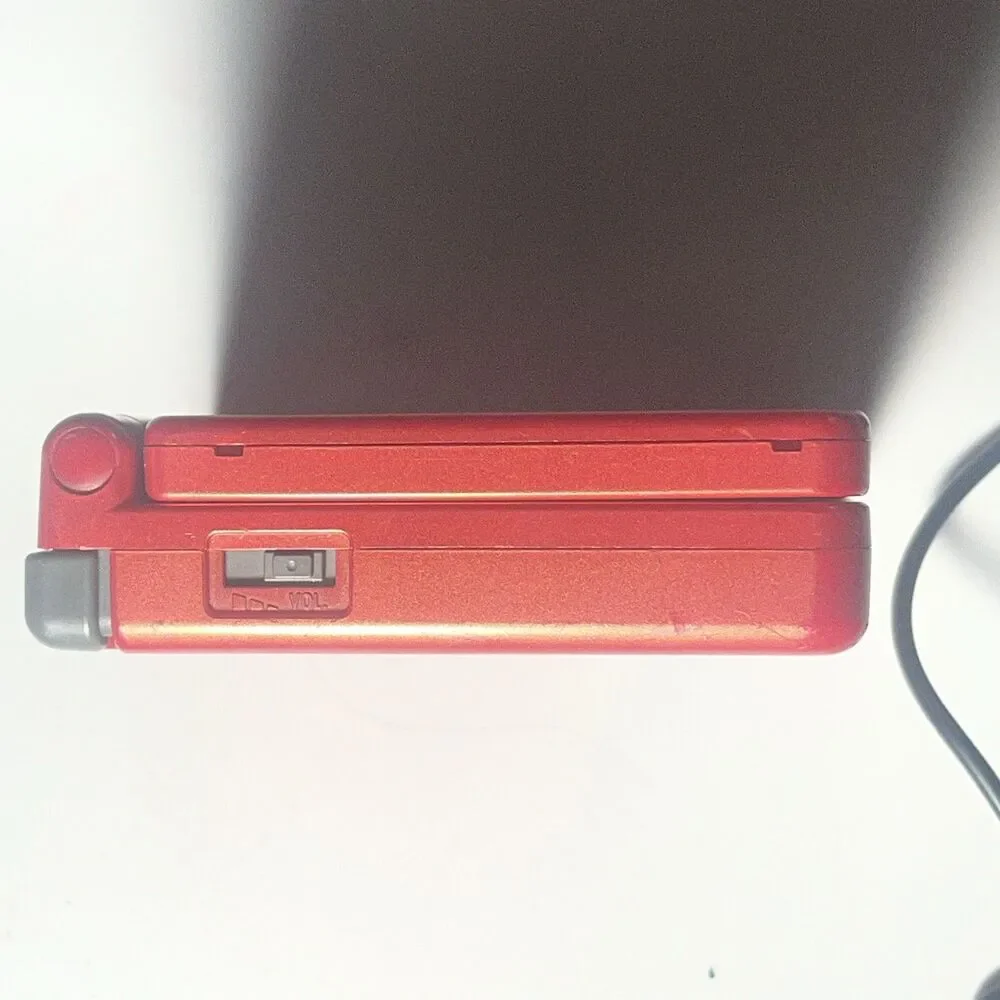 Gameboy Advanced sp GBA Flame Red Ags-001 Tested US Model